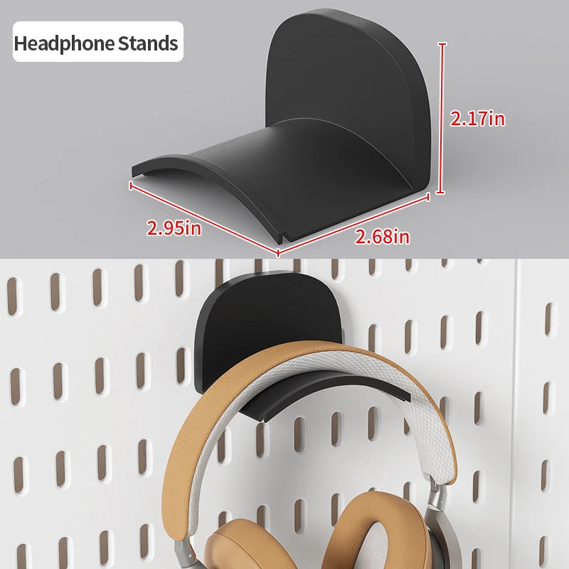 Gaming Gear Pegboard: Wall-Mounted, No-Punch, Study/Gaming Room – Figure Storage & Decor. Abundant Parts, Free Mix