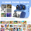 Digital Children Camera Mini Portable Thermal Printer Record Video HD Photography Instant Print Photo Educational Birthday Gifts