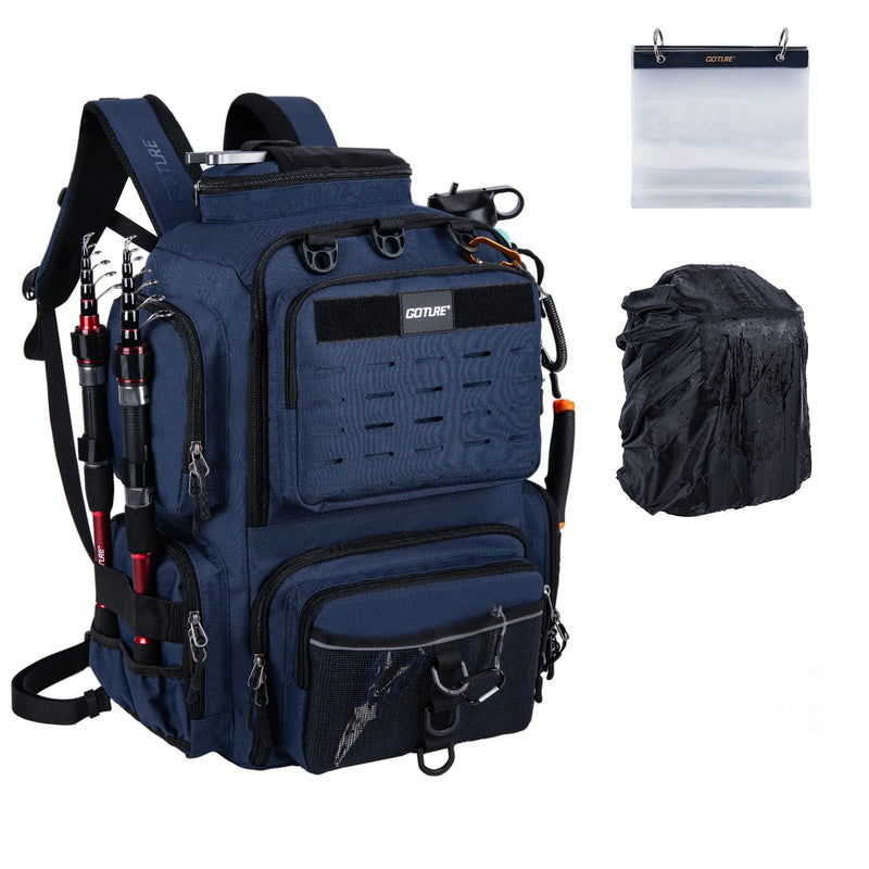 Goture 45L Large Fishing Backpack 900D Water - Resistant - View 11 | SAMAG