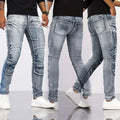 Jeans Men's Small Straight Leg Denim Design Pants | SAMAG