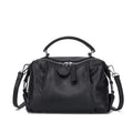 Women's Handbag 2026 New Top Grain Leather Boston Bag Unique Shoulder Crossbody Bag Vintage Commuting Versatile Handheld Tote