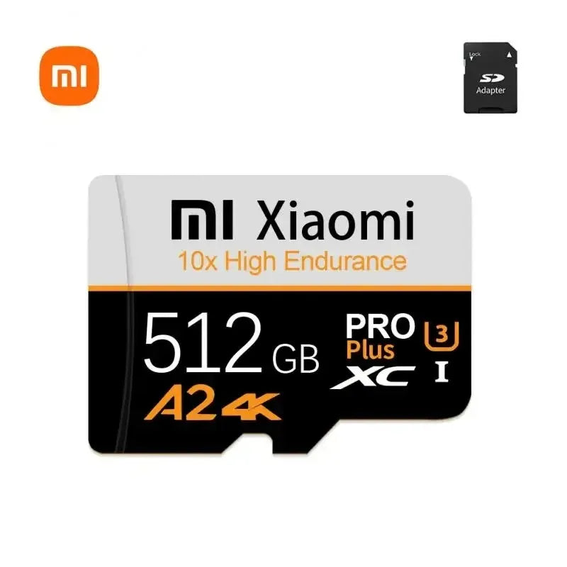 Original Memory SD Card 2TB 1TB 512GB 256GB 128GB High Speed Micro Card SD 4K Video TF Flash Card For Xiaomi Electronic Devices