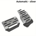 New 2Pcs/3Pcs/set Universal Non-Slip Aluminum Manual Transmission Car Pedal Cover Set Kit Pedali Red/Blue/Silver Car Accessories
