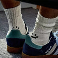 4 Pairs Men's Cotton Work Socks Long Running Breathable | SAMAG