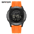 SANDA 2198 Timing Men's Electronic Watch Outdoor Climbing Sports Waterproof LED Large Dial Alarm Clock - Visuel 15 | SAMAG