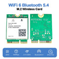WiFi 6 Bluetooth 5.4 M.2 Network Card WDP - AX900 2.4G&5GHz Wireless Adapter For Laptop Windows 10/11 - Visuel 2 | SAMAG