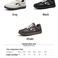 Men's Casual Sports Shoes with Low Heel Round Toe Soft Sole Multi-color Design Fashionable Large Size Walking Board Shoes