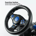 Vibrating USB Steering Wheel for Multi Platform Gaming Compatible with For Switch For xbox 360 For PS4 and More