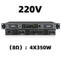 KDES PA/DJ Power Amplifier 2 Channel (8Ω) 300W and 4 Channel (8Ω) 350W Class D Digital 1U for Stage KTV Conference System