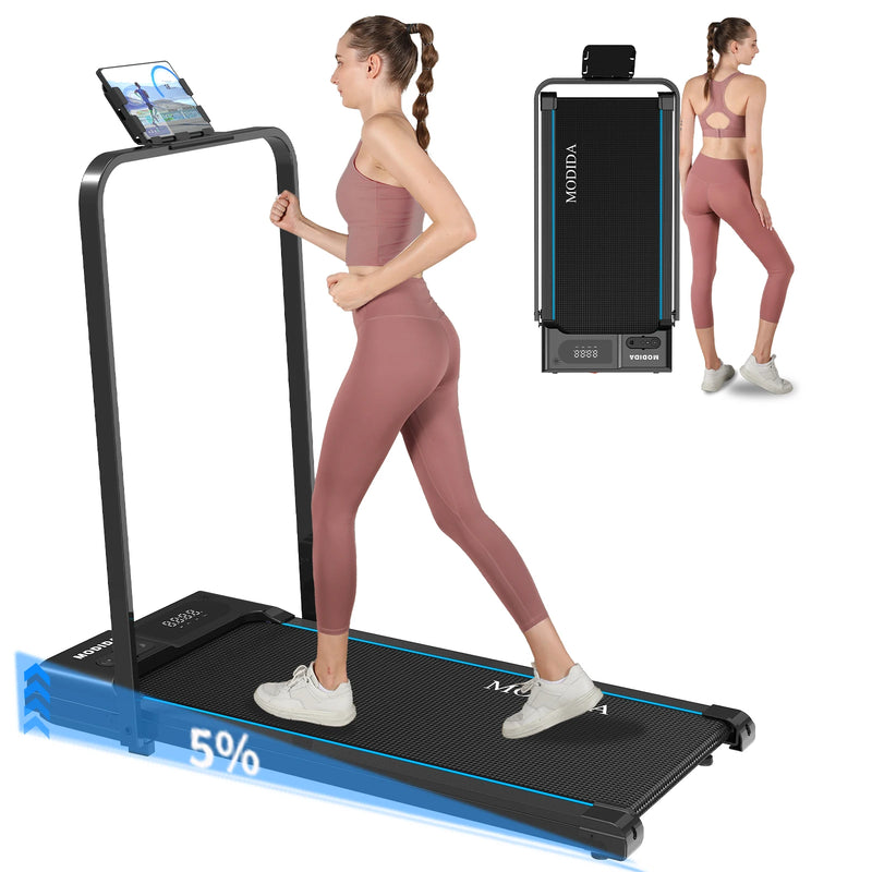 Walking Pad Treadmill with Foldable Handrail, 3.5HP Quiet | SAMAG