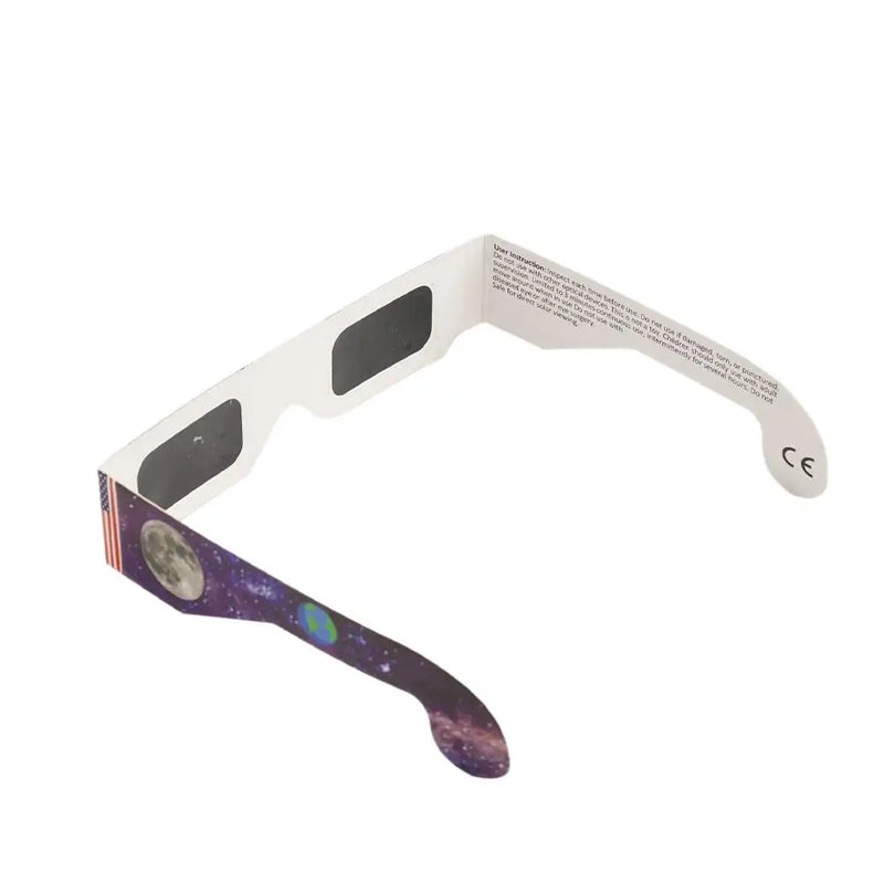 5/20pcs Paper Solar Eclipse Glasses Anti-uv Viewing Glasses Safe Shades Observation Solar Glasses Protect Eyes Random Color