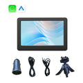 4.3" Portable Car Radio Universal Wireless CarPlay Android Auto Mirror Link Player with BT Audio AUX Stereo for Apple Android