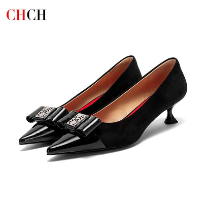CHCH Women's High Heels Winter Anti Velvet Shoes Business | SAMAG