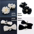 2Pcs/pack Shiny Rhinestone Shoe Clip Silk Flower Bowknot Shoe Decorations  Charm Buckle Wedding Brooch Bride Shoe Accessories