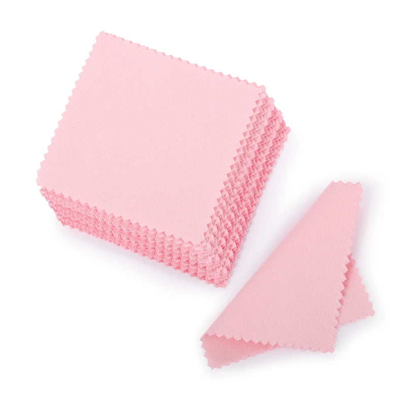 10x6.3cm/8x8cm/8x6cm 50pcs Silver Clean Polishing Cloth Soft Wipe Wiping For Necklaces Rings Jewelry Tool - Visuel 9 | SAMAG