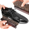 KOTLIKOFF 1/2 PCS Handle Details Polishing And Cleaning Brush Horse Hair Wood Brush Leather Shoe Care And Cleaning Shoe Brush