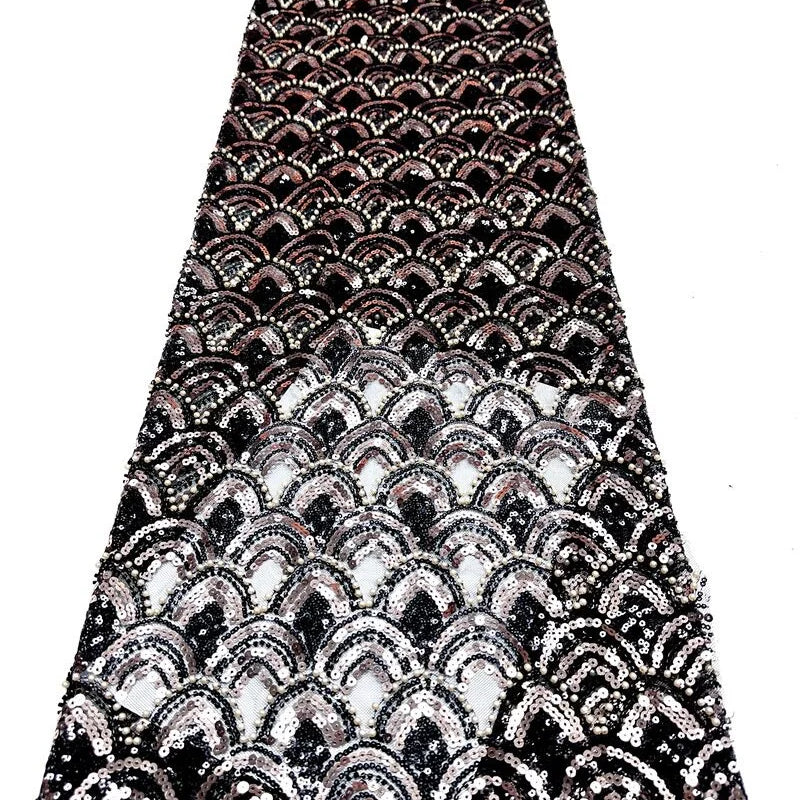 Elegant Vintage High-Quality Sequins Beading Mermaid Prom | SAMAG