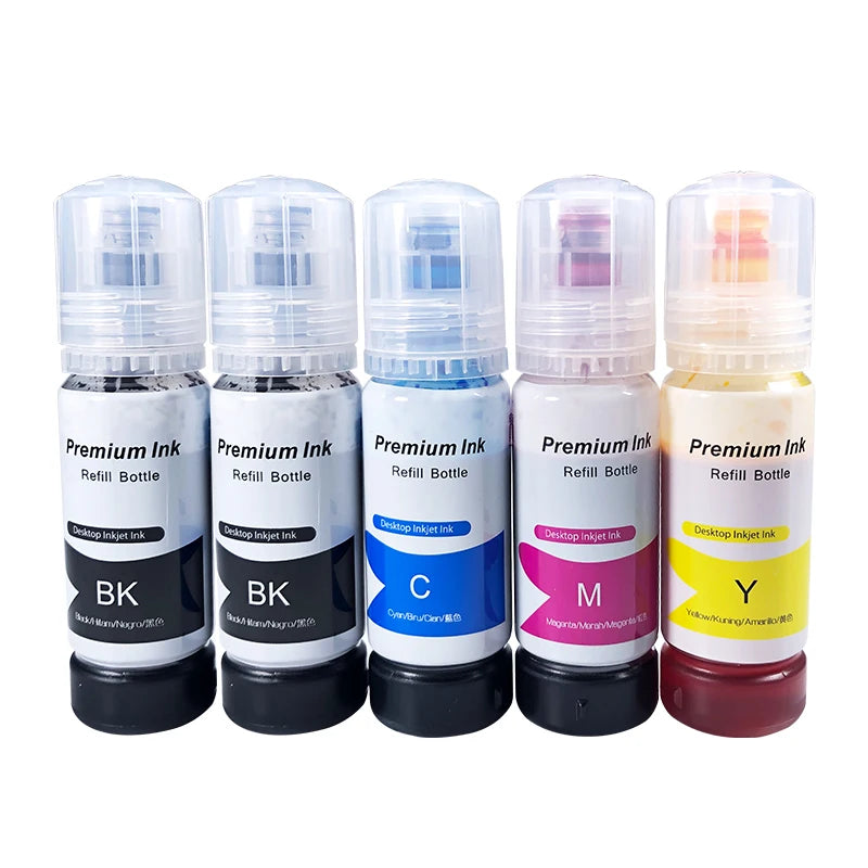104 522 103 Refill Dye Ink For Epson EcoTank ET-2710 ET-2711 ET2712 ET2714  ET-2720 ET-2726 ET-4700 Inkjet For EcoTank Printer
