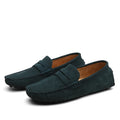 Men's Suede Leather Penny Loafers Casual Driving Moccasins Slip-On Boat Shoes Plus Big Sizes 49 50 51 52 53