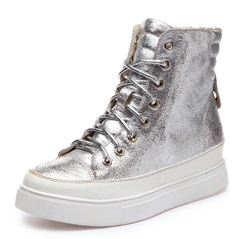 New Round Shiny Metallic Glitter Shoelaces Gold Silver Silk Shoe Laces Sports Canvas Casual Colorful Rainbow Gradient Shoelace