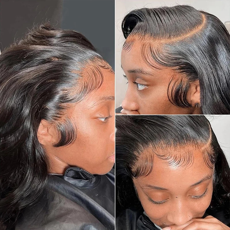 Vietnamese Super Double Drawn Human Hair Wig 13x4 Lace Front Wigs Vietnamese Raw Hair Wigs Loose Body Wave Full Thick End Wigs