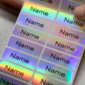 60-500Pcs Custom Waterproof Stickers Personalized Name Labels Stickers For Kids, Back To School Supplies For Kids,