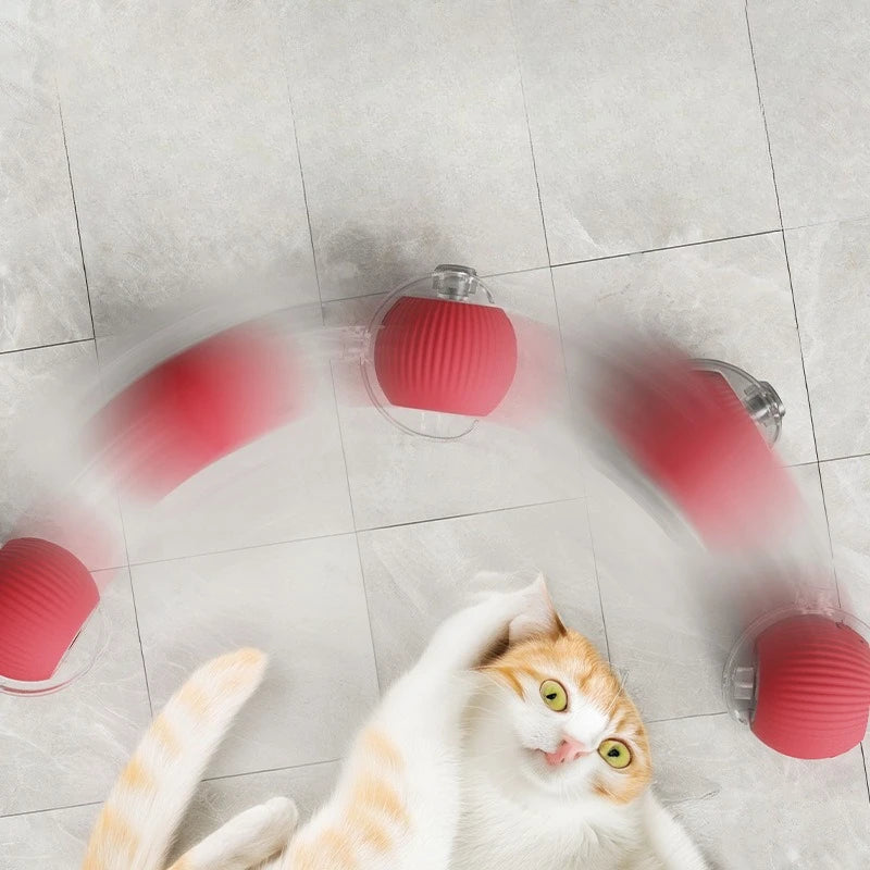Automatic Interactive Ball Cat Toys  Rolling Ball Rolling Ball Electric Dog and Cat Training to Imitate Rat Rechargeable Product