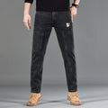 Fashion Print Six-Pocket Jeans Small Straight Cut Style | SAMAG