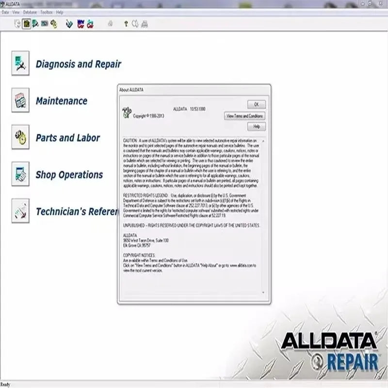 2024 Alldata 10.53 Automotive Diagnostic Software Provides All Data Technical Support for Cars and Trucks with Wiring Diagrams