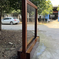 Metal bracket fountain waterfall garden decoration steel rain curtain