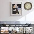 Wall Clock Large Retro Wall Clock Non Ticking Classic Silent Clocks for Living Room Kitchen Bedroom Home Office Decoration