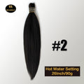 Kanekalon 26inch Hot Water Set Pre Stretched Jumbo Braiding Hair Box Twist Braids Synthetic Hair Extensions For Women Soft Yaki