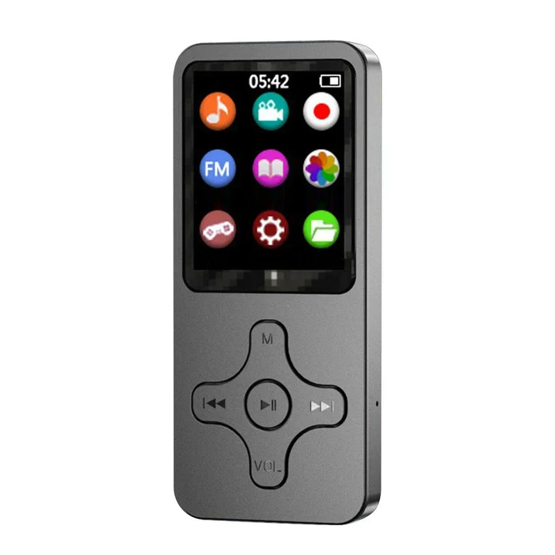 Portable Walkman Mini MP3 Player Bluetooth-compatible Speaker 8/16/32/64/128GB HiFi Music Speaker with FM Radio Recording E-book