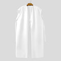 INCERUN Men Vests Cloak Solid Color Oversize V Neck One Button Sleeveless Male Waistcoats Ponchos Streetwear Fashion Cape Men