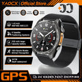 2026 New Military Smart Watch Men Built-in GPS 530mah Bluetooth Call 3ATM Waterproof Barometric Altimeter Sports Smart Watches