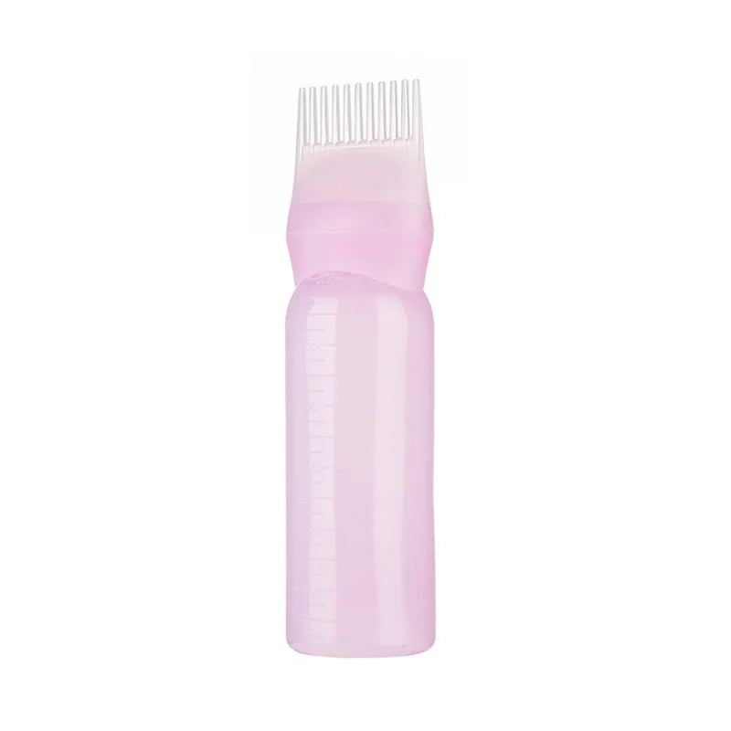 WANMEI 1/2pcs Refillable Continuous Spray Bottles with Root Comb Applicator - Fine Mist Sprayer for Hairstyling Hair Dye Bottle