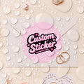 1/50/100pcs  Custom Round Waterproof Custom Stickers Personalizable with Logo Image Text for Any Occasion