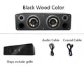 110W Home Desktop Bluetooth Amplifier All-in-One  HiFi Sound Quality Super Bass Wooden Subwoofer for Homes Theater & TV Soundbar