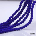OlingArt Rubber Glass Beads High 6MM Quality 100PCS/Lot Candy Color Neon Matte Loose Handmade DIY Jewelry Making Bracelet