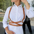 Women Fashion Harness Waist Belt Pu Leather Lingerie Harness Corset Suspenders for Women Gothic Fetish Harness Women Accessories