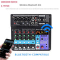 TEYUN 8 6 4 Channel Professional Portable Mixer Sound Mixing Console Computer Input 48v Power Number Live Broadcast A4 A6 A8 New