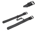 Bondage Cuff Bracelet leather with Buckles Gothic Punk Style Adjustable Wristband for Men Women Cosplay Performance Props Party
