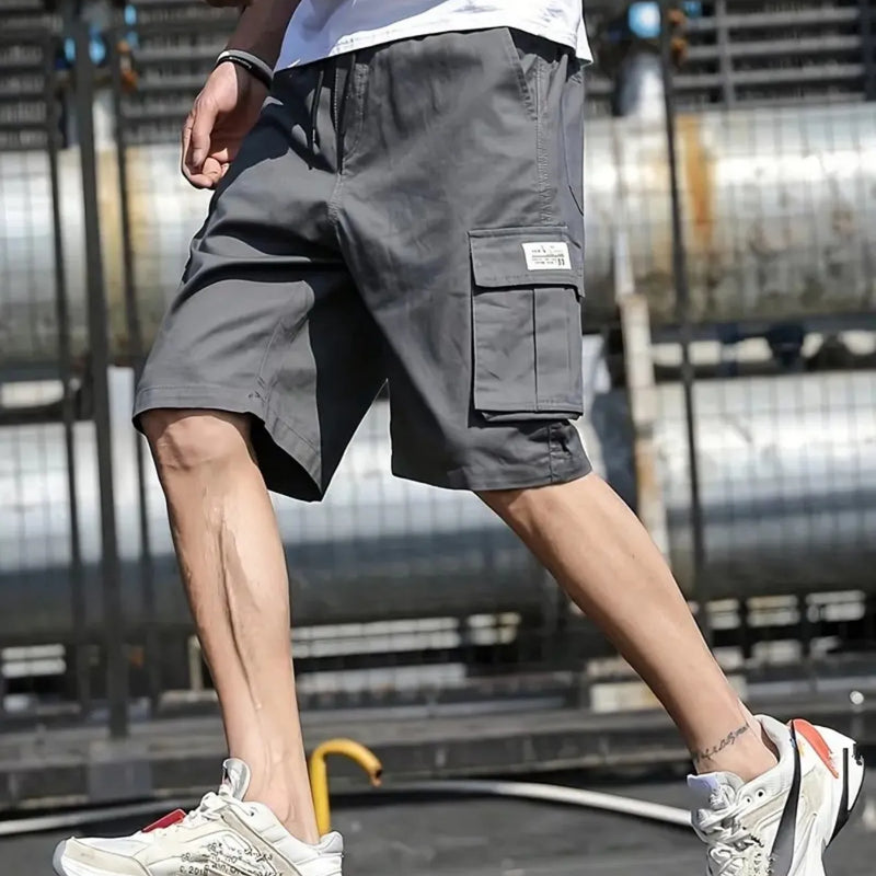 3pcs Set - Men's Shorts, Casual Loose Perfect Choice, Large Pocket Workwear Summer Five Quarter Pants Ins - View 5 | SAMAG