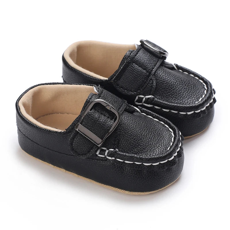 VALEN SINA New Baby Shoes White Christening Baptismal Moccasins Infant Boys Girls Slip-On Peas Shoes Walking Shoes