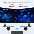 2026 Solivagant Windows 11 Pro Core N95/N150 Mini PC 16GB RAM 1/2TB M.2 SSD WIFI6 BT5.2 4K 60Hz HD Obscure Mini Gaming Pc Compac