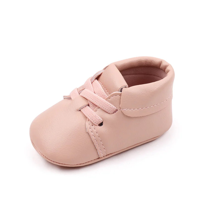 Baby Shoes Soft PU Anti-slip Sole Newborn Toddler 0-9-18 Months Prewalking Sneaker Spring and Autumn Style 2024 Fashion  BXC3156