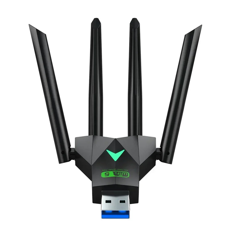 1300Mbps WiFi USB Adapter 2.4G/5Ghz USB3.0 Wi - Fi Dongle 802.11AC 4 - Antenna Wireless Receiver For - Visuel 5 | SAMAG