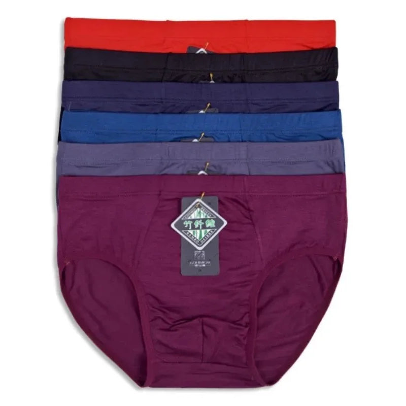 Top Qaulity ! Men Briefs Underwear Underpant Bamboo Fiber Brief 5pcs/lot  Free Shipping