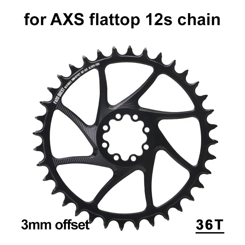 8 Bolt Direct Mount Chainring Narrow Wide Star For Sram Force Red Rival Axs 12-speed Chainring 28t 30t 32t 34t 36 38 40 Tooth
