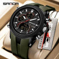 SANDA New 6279 Casual Men's Electronic Watch Sports Multi Functional Waterproof LED Dual Display - Visuel 2 | SAMAG